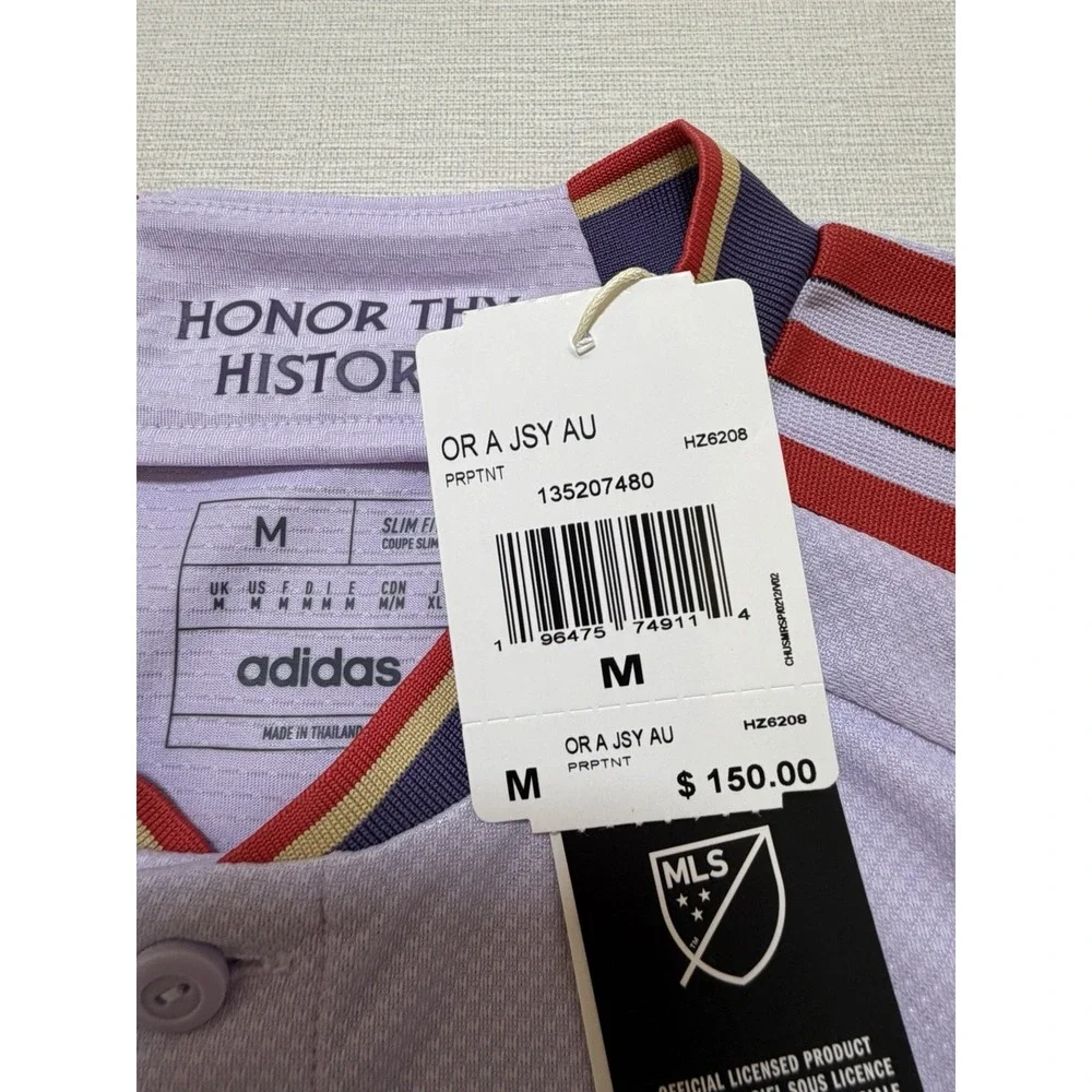 Adidas Orlando City SC Authentic Away Jersey M MLS Slim Fit AEROREADY NWT 24/25